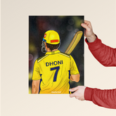 MS Dhoni – CSK Legend Poster